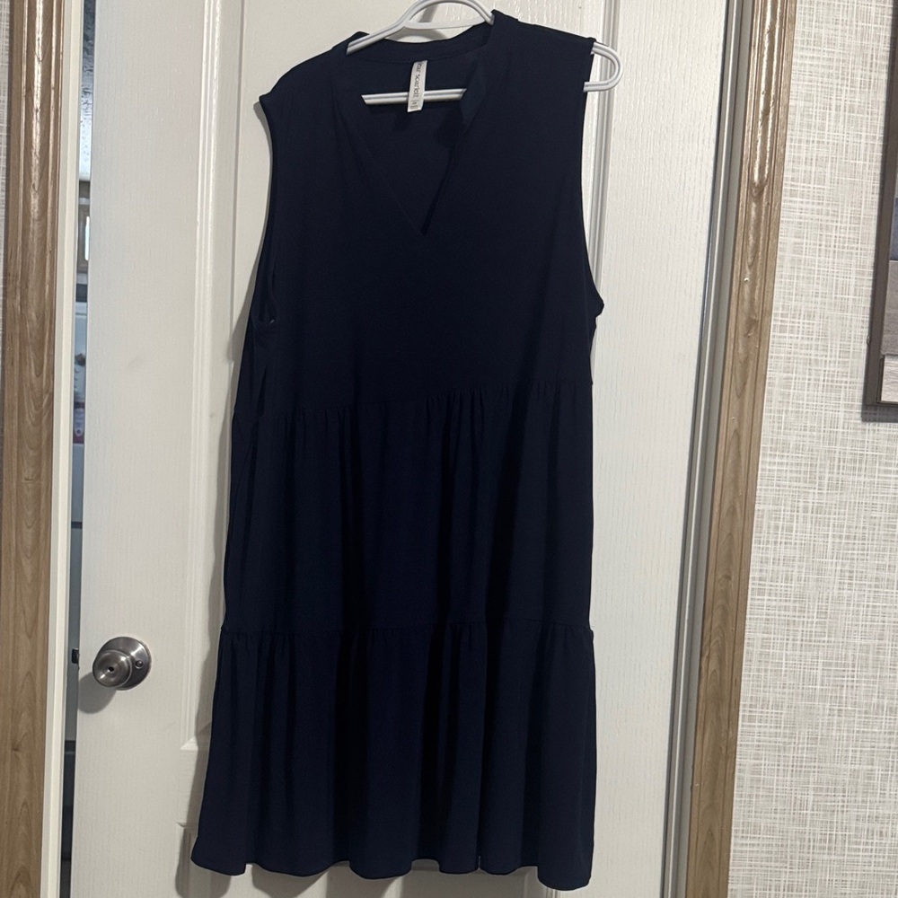 Scarlett Sleeveless Navy Mini Dress